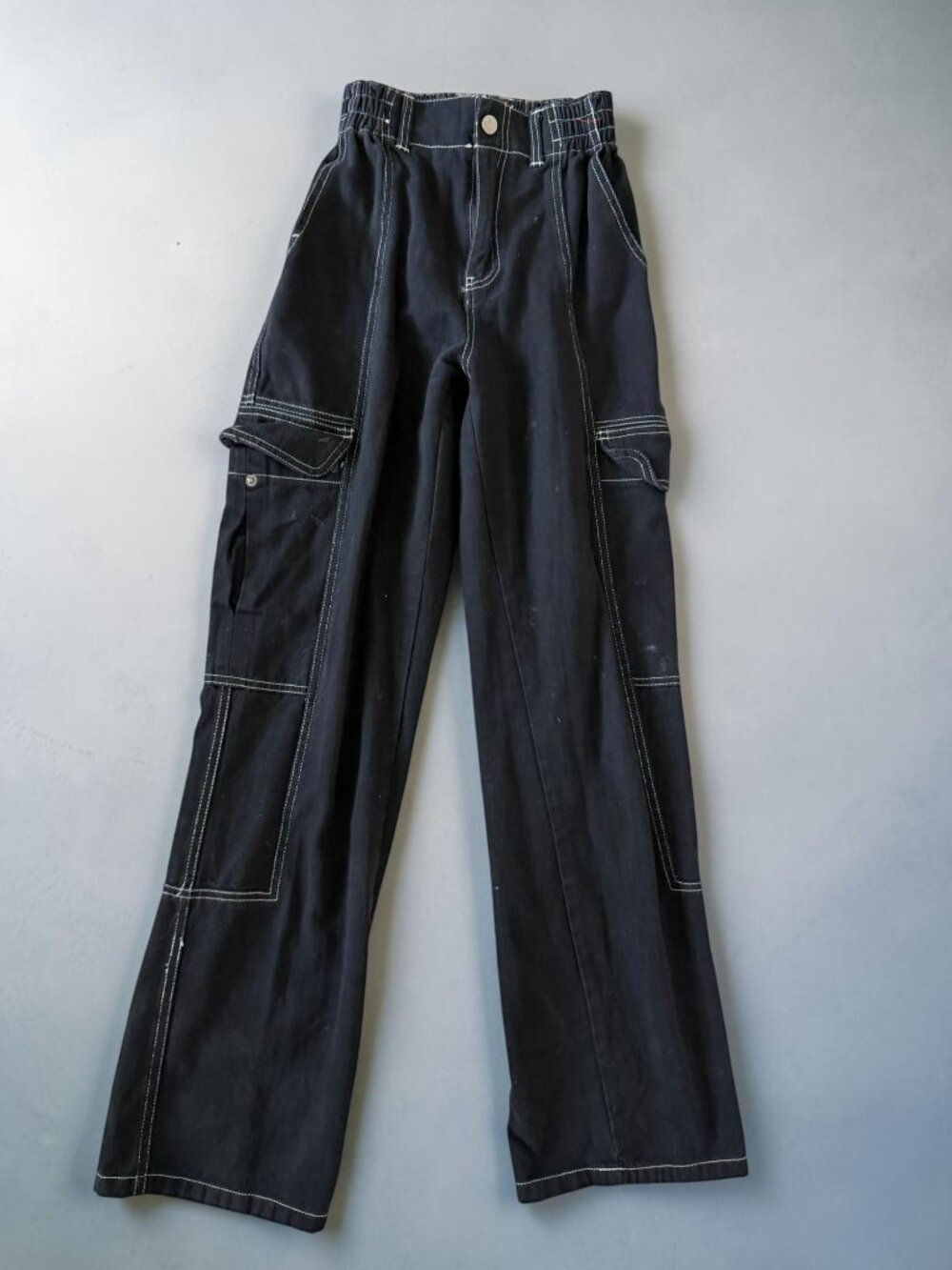RSQ Women’s Black 100% Cotton Cargo Pants Size Small